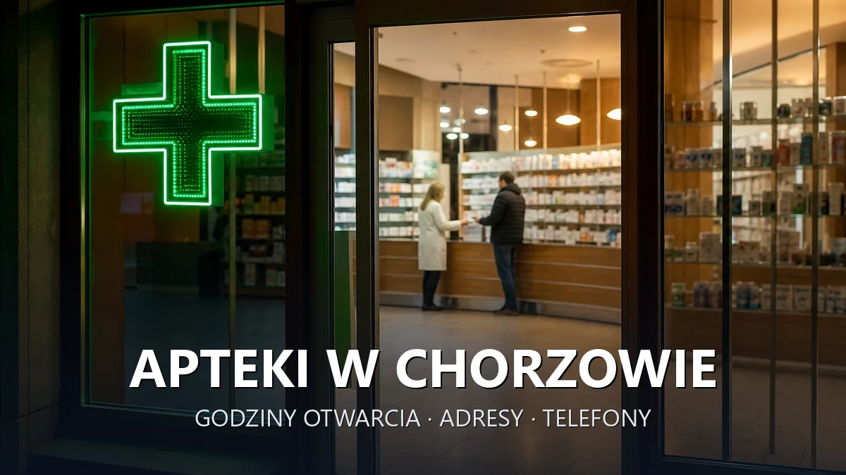 Apteki w Chorzowie - godziny otwarcia i dyżury