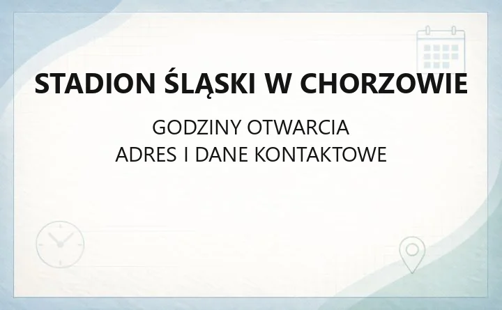 Stadion Śląski w Chorzowie - kontakt, dojazd, zwiedzanie i wynajem