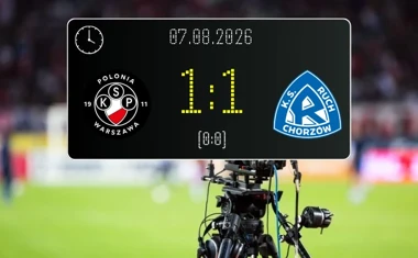 [PIŁKA NOŻNA] Polonia Warszawa – Ruch Chorzów 1:1. Remis gości w 3. kolejce Betclic 1. ligi