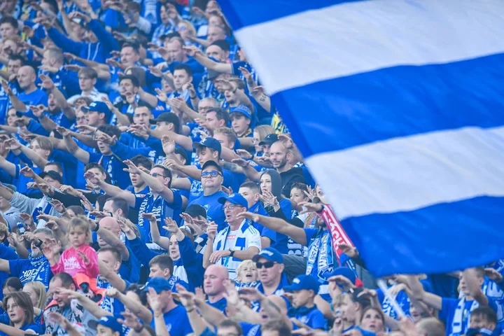 Obrazek przedstawia grafikę promocyjną wydarzenia Mecz 9. kolejki 1. ligi: Ruch Chorzów podejmuje ŁKS Łódź