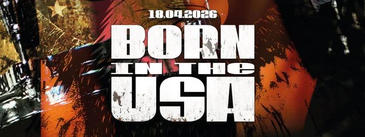 Grafika promocyjna wydarzenia Born in the USA – dzień z marką Gretsch w Drumsetpro w Chorzowie