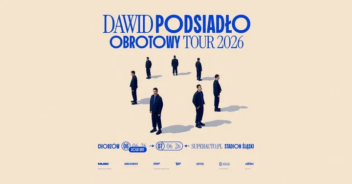 Grafika promocyjna wydarzenia Dawid Podsiadło — OBROTOWY TOUR (druga data) na Superauto.pl Stadionie Śląskim