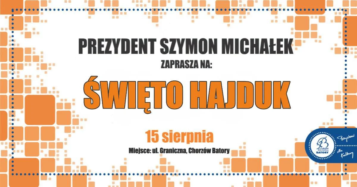 Grafika promocyjna wydarzenia Dzień Hajduk Wielkich 2026 – festyn rodzinny