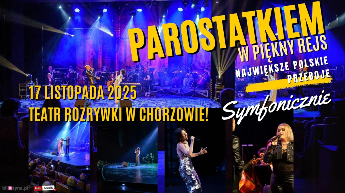 Grafika promocyjna wydarzenia Koncert symfoniczny z największymi polskimi przebojami w Chorzowie