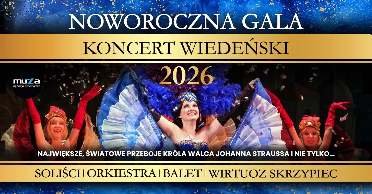 Grafika promocyjna wydarzenia Koncert Wiedeński w Chorzowie – Noworoczna Gala 2026