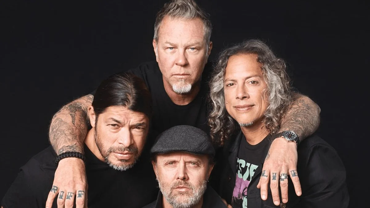 Grafika promocyjna wydarzenia Metallica w Chorzowie – koncert World Tour 2026