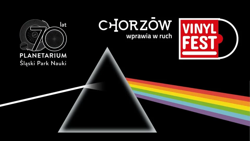 Grafika promocyjna wydarzenia Pink Floyd – The Dark Side of the Moon: pokaz w Chorzowie