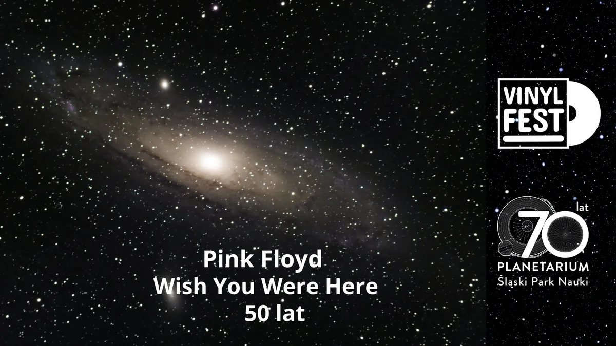 Grafika promocyjna wydarzenia Pink Floyd „Wish You Were Here” – pokaz rocznicowy
