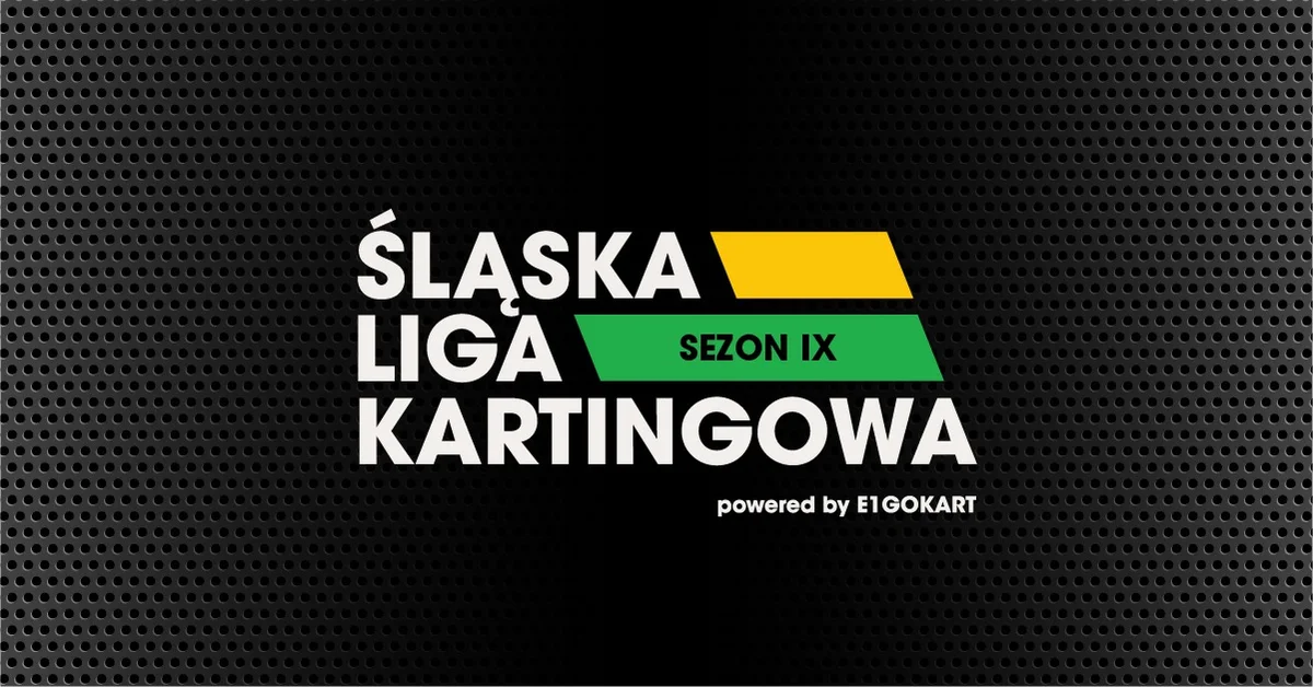 Grafika promocyjna wydarzenia Śląska Liga Kartingowa w Chorzowie – nowy sezon rywalizacji na torze