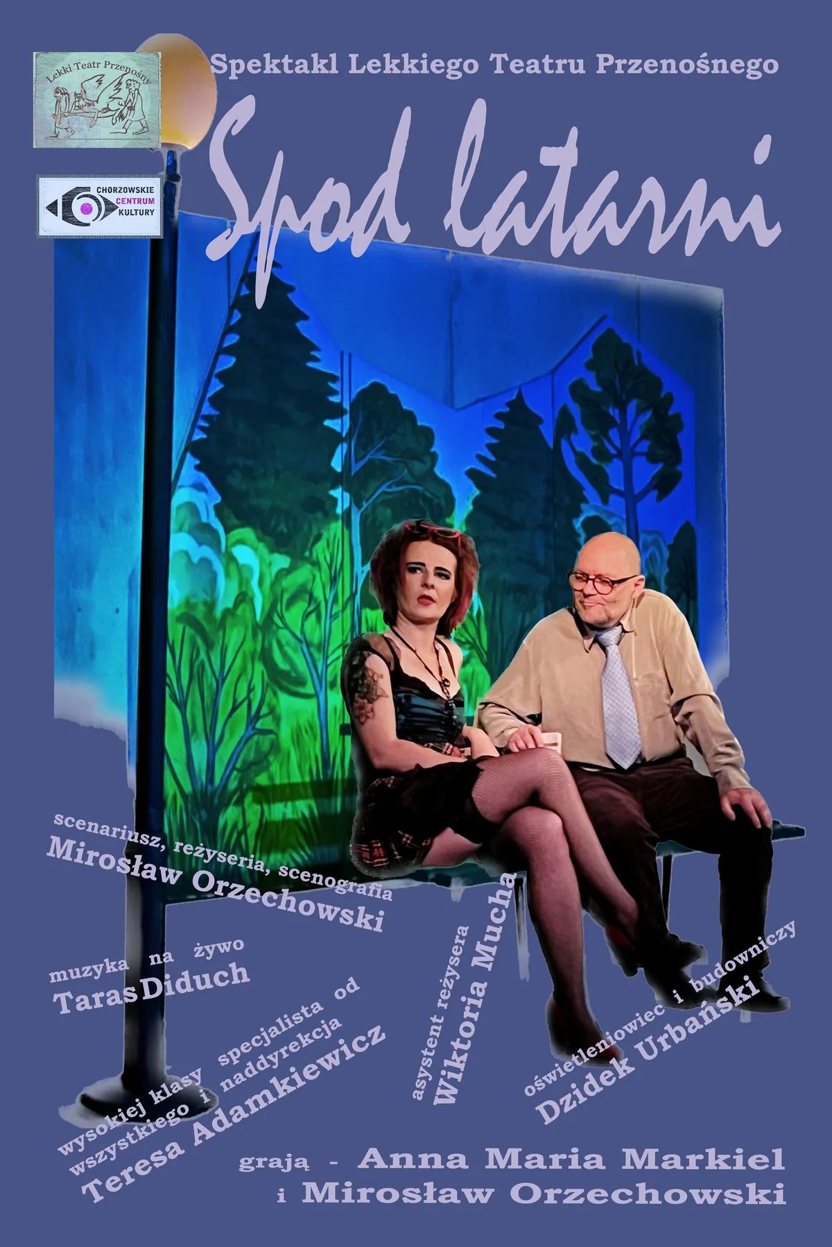 Grafika promocyjna wydarzenia Spod latarni – spektakl teatralny