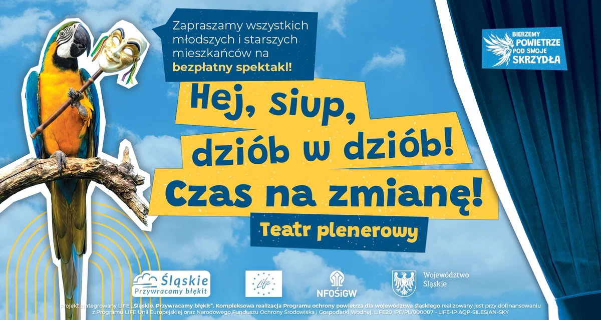 Grafika promocyjna wydarzenia Teatr dla najmłodszych na Zegarze Słonecznym – spektakl ekologiczny