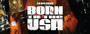 Grafika promocyjna wydarzenia Born in the USA – dzień z marką Gretsch w Drumsetpro w Chorzowie