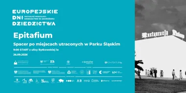 Grafika promocyjna wydarzenia Europejskie Dni Dziedzictwa – Epitafium: spacer historyczny