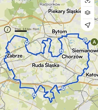 Grafika promocyjna wydarzenia Razem Wykręćmy Orła Patriotyczna trasa rowerowa na Śląsku