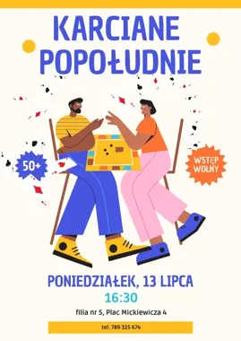 Karty zamiast scrolla - chorzowska biblioteka szykuje letnie spotkanie