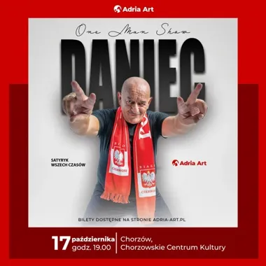 Marcin Daniec wraca do Chorzowa z „One Man Show” pełnym kontaktu z widownią