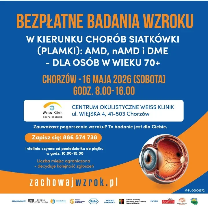Bezpłatne badania wzroku w Chorzowie. Dla seniorów to ważny moment