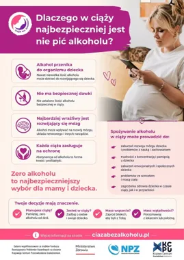 Ciąża bez alkoholu. Kampania przypomina o ryzyku dla rozwoju dziecka