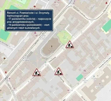 Remont dwóch ulic w Chorzowie. Będzie zakaz zatrzymywania