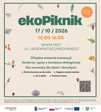 EkoPiknik na skwerze przy Łagiewnickiej. W programie także otwarcie inwestycji