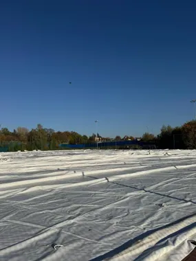 MORiS montuje halę pneumatyczną na Kresach i remontuje siłownię