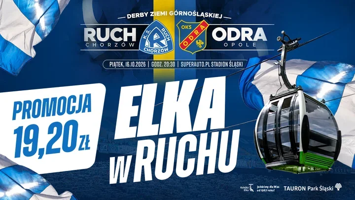 Kibice Ruchu zapłacą 19,20 zł za przejazd Elką. Jest warunek