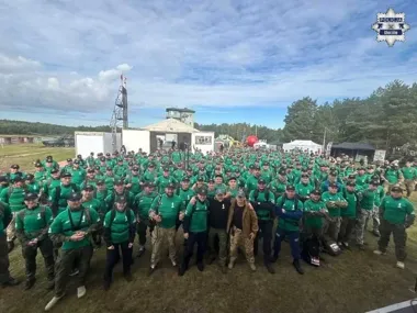 Policjanci z Chorzowa zmierzyli się z trasą byłego poligonu GROM