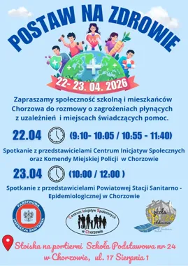 W Chorzowie ruszają spotkania, które mają uderzyć w uzależnienia