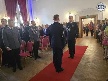 Awanse i odznaka dla komendanta - tak świętowano Policję w Chorzowie