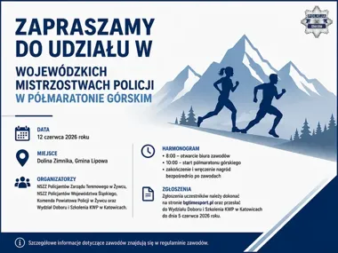 Policjanci pobiegną w górach - szykują mistrzostwa w Dolinie Zimnika